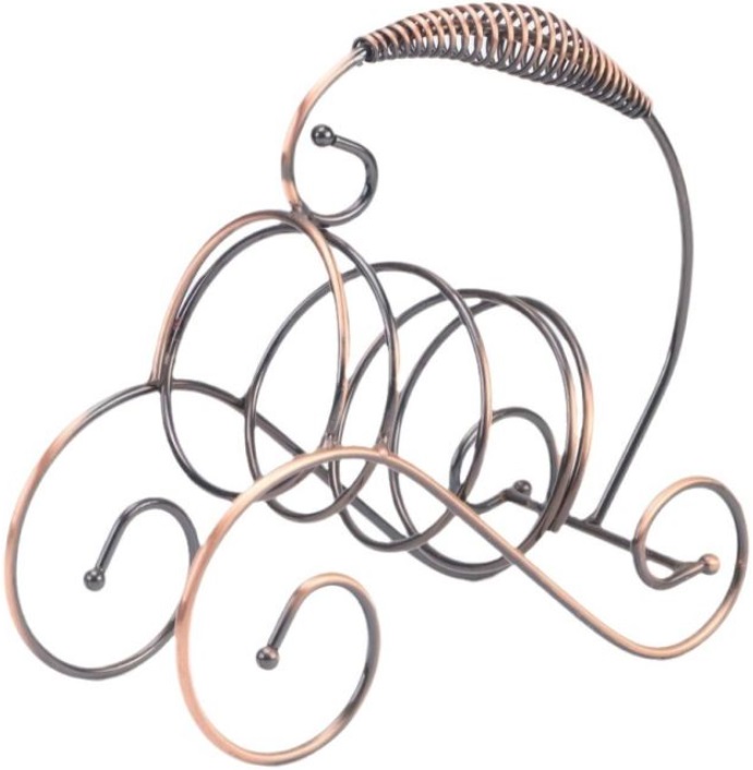 Suport pentru sticle Morello - Rose Gold Spiral, cu mâner