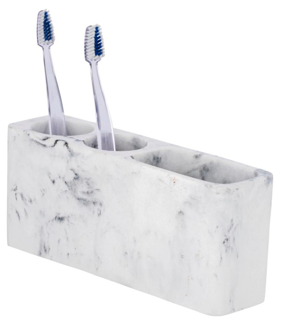 Suport pentru periuță de dinți Wenko - Desio, 22 x 10,2 x 6,4 cm, alb