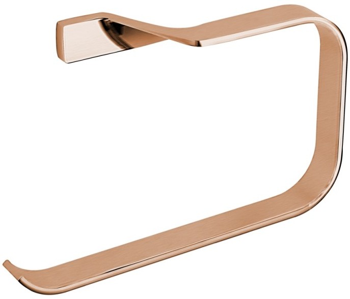 Suport pentru prosoape  Inter Ceramic -Elida, auriu roz