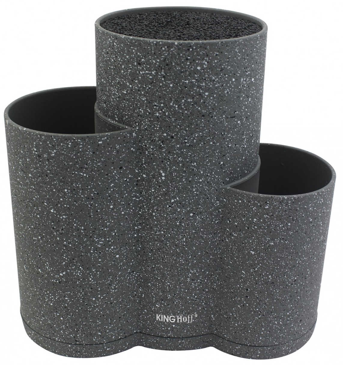 Suport de cuțit Kinghoff - KH 1568, 23 х 10 х 22.2 cm, gri