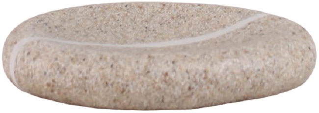 Suport pentru săpun Inter Ceramic - Echaris, 13.8 x 8.8 x 2 cm, gri