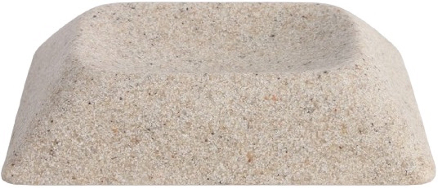 Suport pentru săpun Inter Ceramic - Isla, 12.8 x 9.4 x 2.4 cm, bej