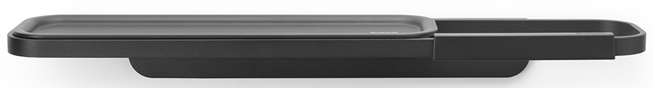 Suport hârtie igienică cu raft Brabantia - MindSet, Mineral Infinite Grey