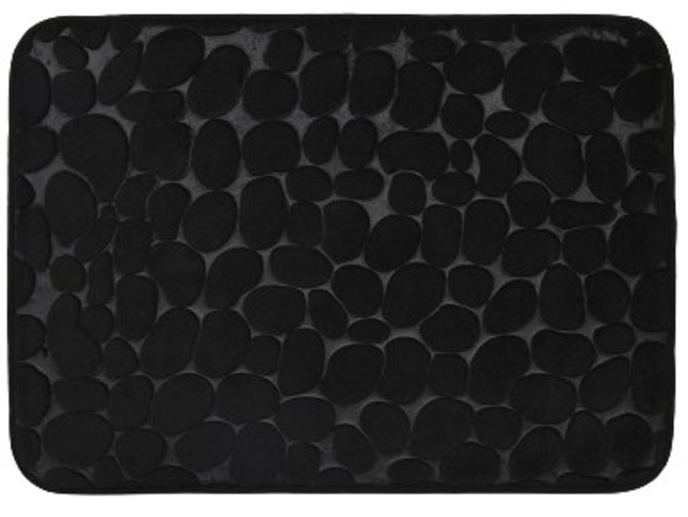 Covoraș de baie  Inter Ceramic - Coral fleece, 50 x 70 cm, negru