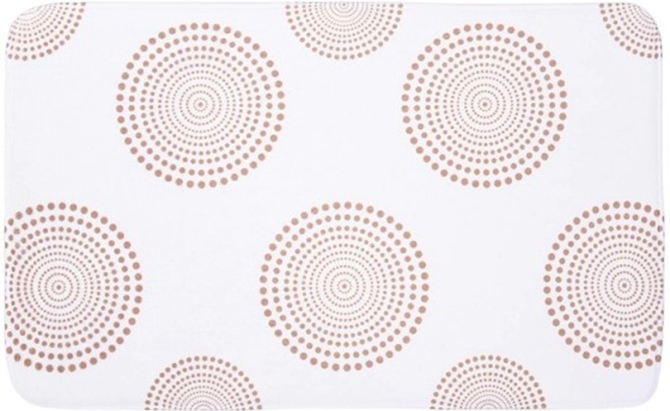 Covoraș de baie Inter Ceramic - Coral fleece, 50 x 80 cm, alb