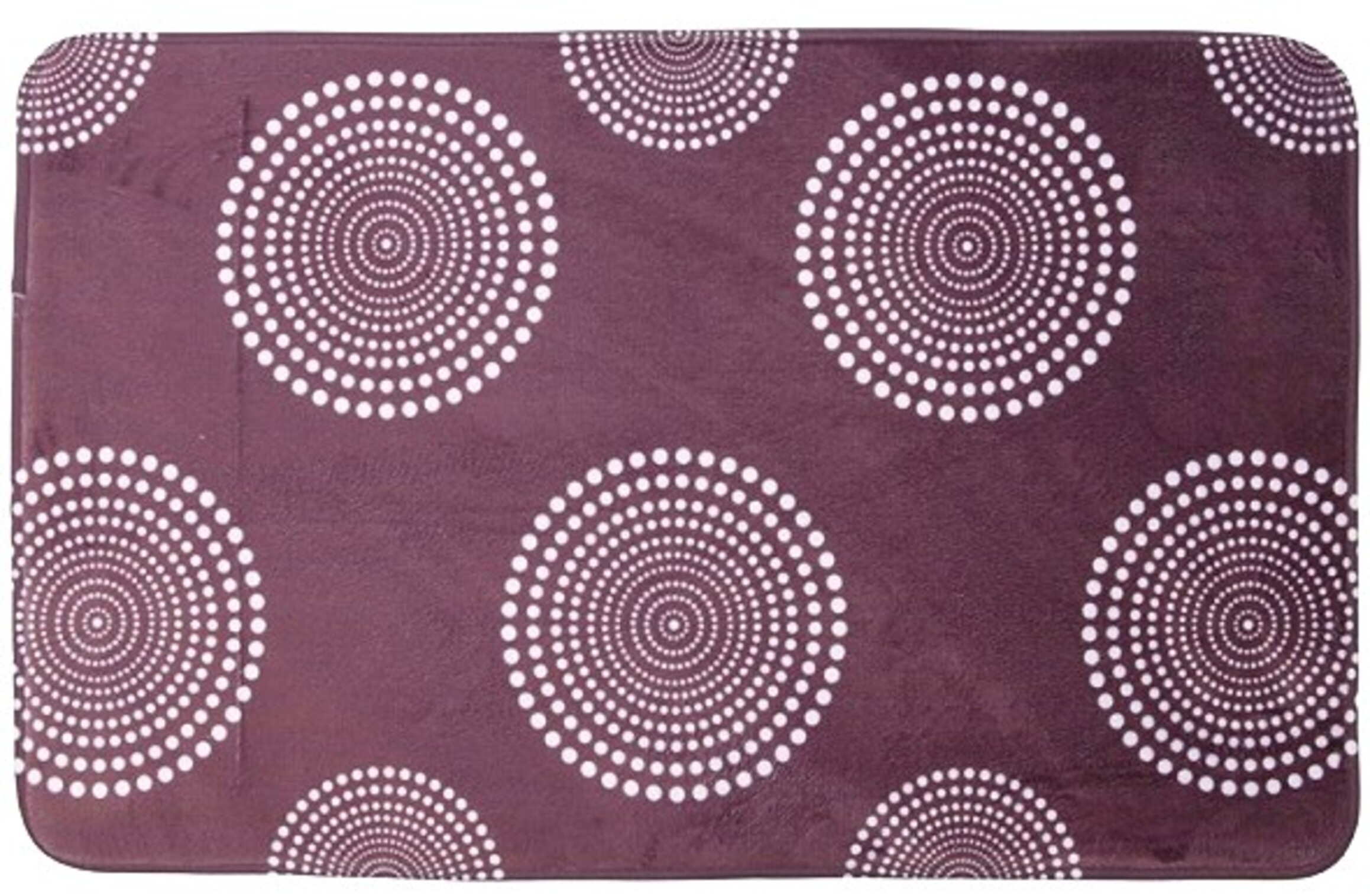 Covoraș de baie Inter Ceramic - Coral fleece, 50 x 80 cm, mov