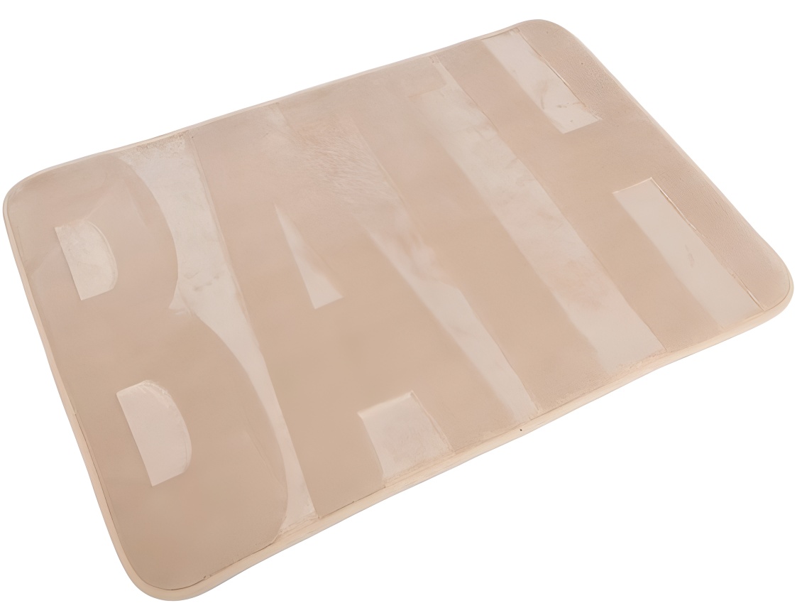 Covoraș de baie  Inter Ceramic - Memory, 50 x 70 cm, bej