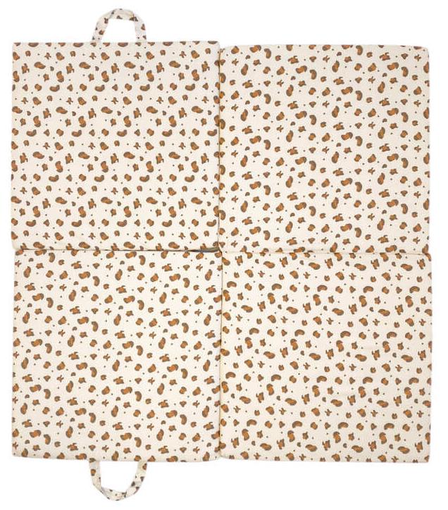 Covoraș de joacă 3 în 1 Candide - Leopard, 120 x 120 cm