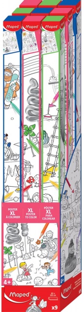 Poster de corolat Maped Creativ - XL, 80 x 100 cm, sortiment
