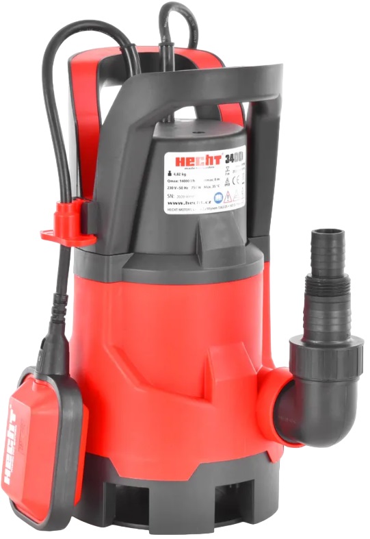 Pompă submersibilă Hecht - 3400, 400 W, 5 m, 7500 l/h