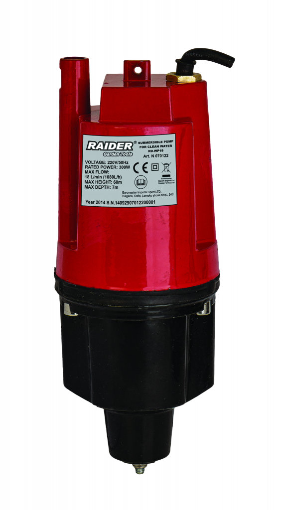 Pompa submersibilă  Raider - RD-WP19, 300W, 18l/min