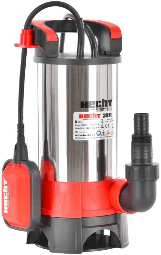 Pompă submersibilă pentru apă murdară Hecht - 3011, 1100 W, 9.5 m