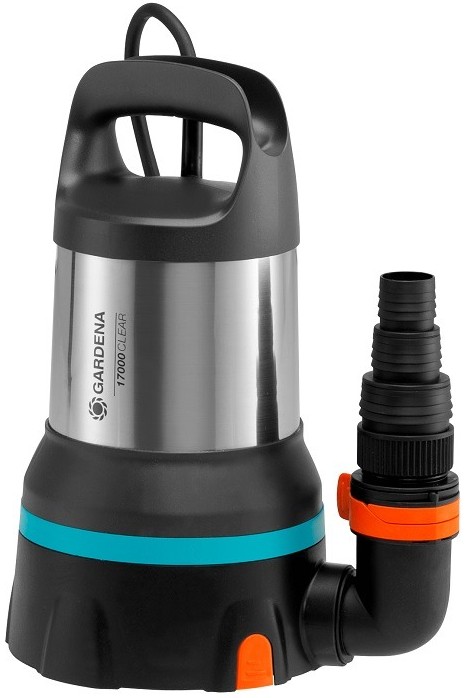 Pompă submersibilă pentru apă curată Gardena - Clear Water 17000 Aquasensor, 750W, 9 m