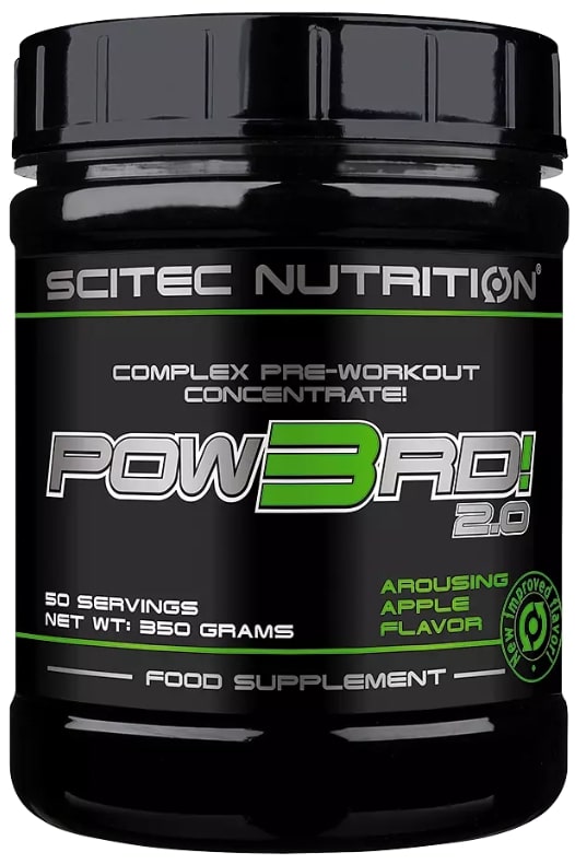Pow3rd 2.0, pară, 350 g, Scitec Nutrition