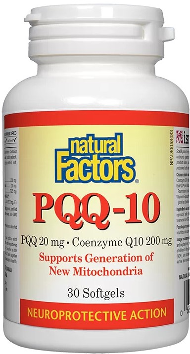 PQQ-10, 30 capsule, Natural Factors