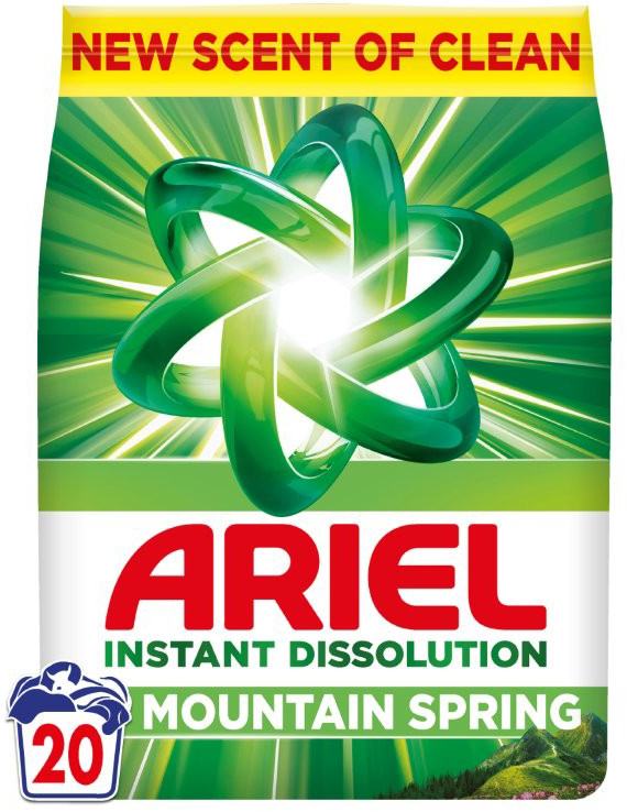 Detergent  Ariel - Mountain Spring, 20 spălătorie