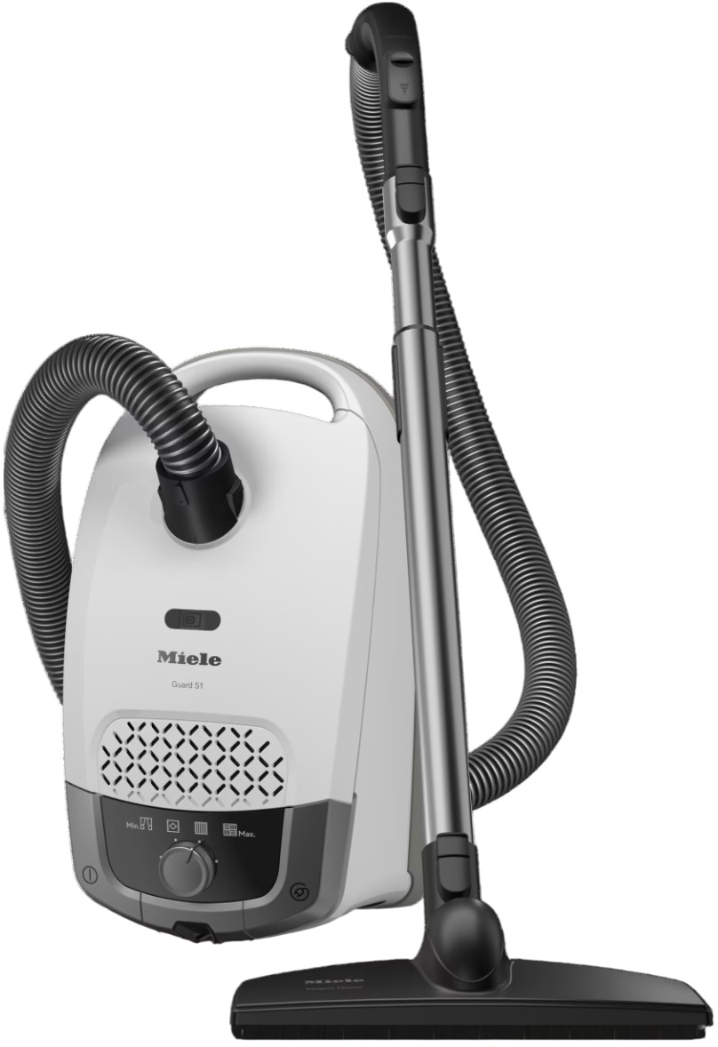 Aspirator cu sac Miele - Guard S1 Parquet Flex, AirClean, Brillant White