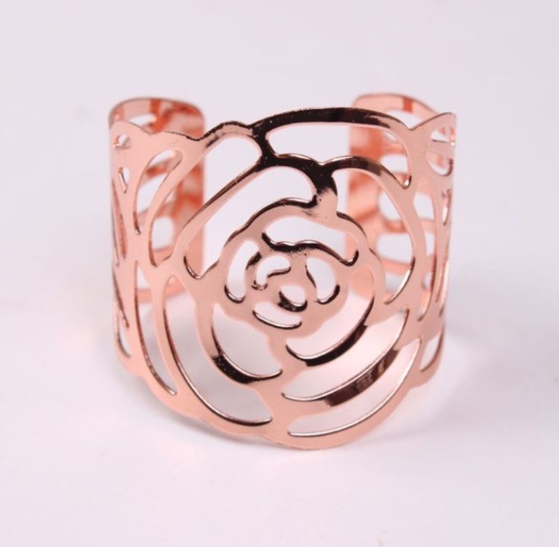Inele de șervețel  Morello - Copper Rose, 6 buc.