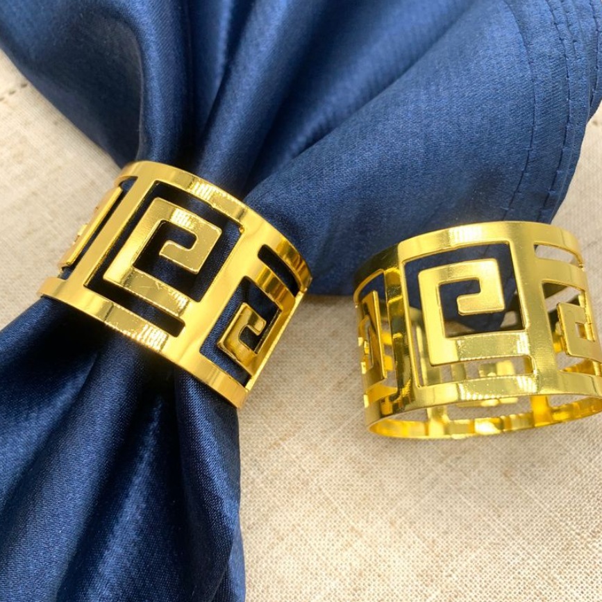 Inele de șervețel  Morello - Versace Gold, 6 buc.
