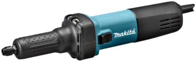 Polizor drept cu buton de pornire Makita - GD0601, 400 W, Ø 6 mm