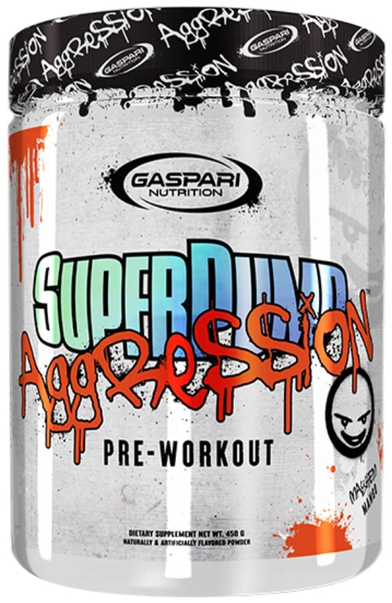 SuperPump Aggression, mango, 450 g, Gaspari Nutrition