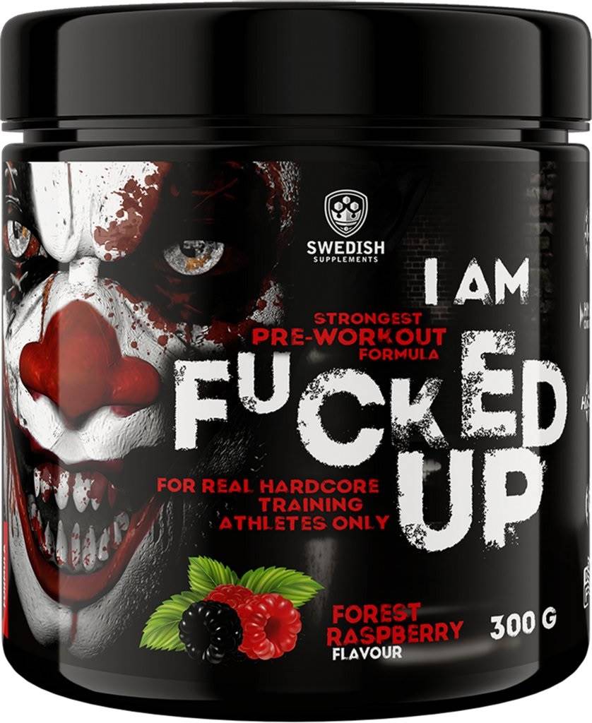 I am F#cked Up Joker Edition, zmeură, 300 g, Swedish Supplements