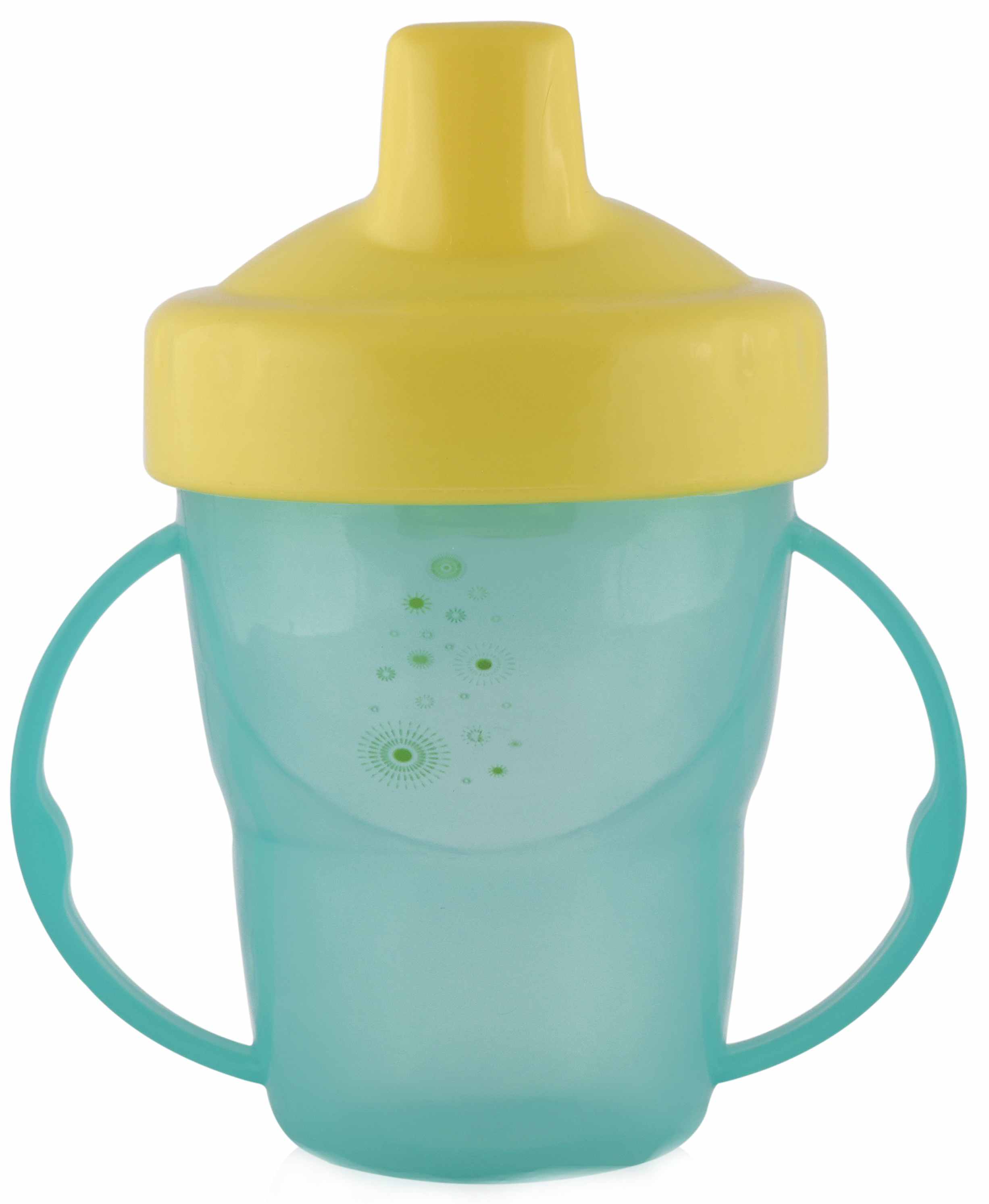 Cană de tranziție cu mânere și vârf tare Lorelli Baby Care - 210 ml, verde