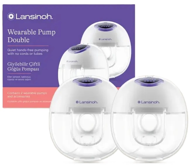 Pompa de sân electrică dublă, portabilă, hands free, Lansinoh - imagine 3