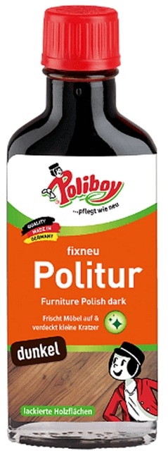 Detergent pentru lemn Poliboy - Fixneu, pentru lemn închis la culoare, 100 ml