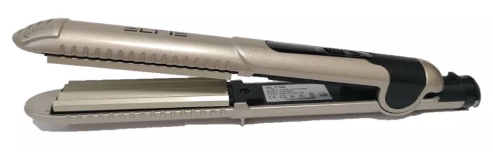 Placă de păr ELITE - HS-0463, 200°C, acoperire ceramică, neagră
