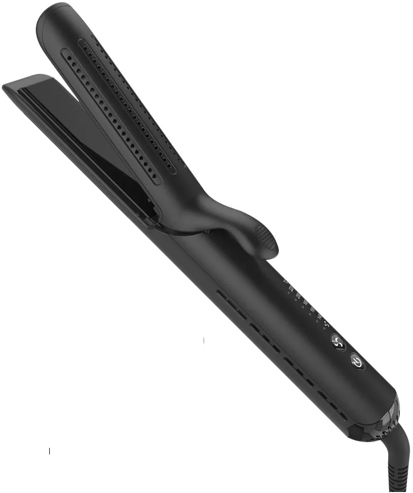 Placă de îndreptat părul cu ventilator WAD - EXALE, 220°C, Ceramic, negru