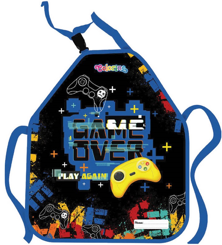 Colorino Pinny Creative Șorț - Game Over