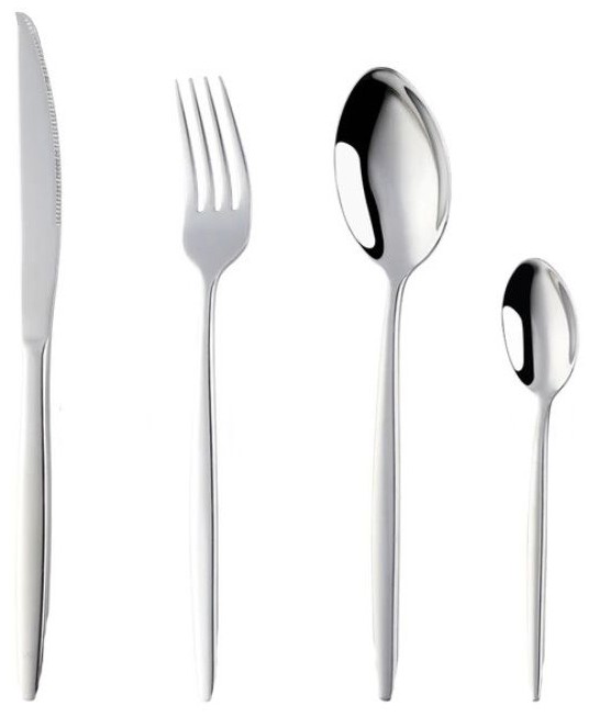 Set tacâmuri Morello - New Elegant Silver, 24 piese