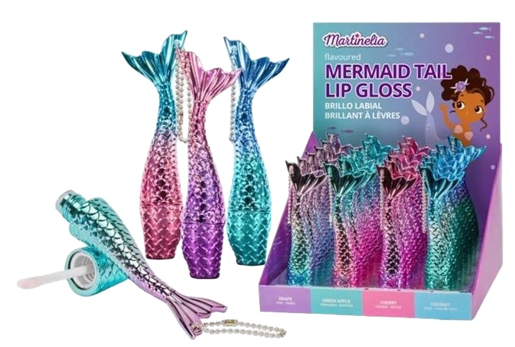 Luciu de buze pentru zâne Martinelia - Mermaid, asortiment, 20 g