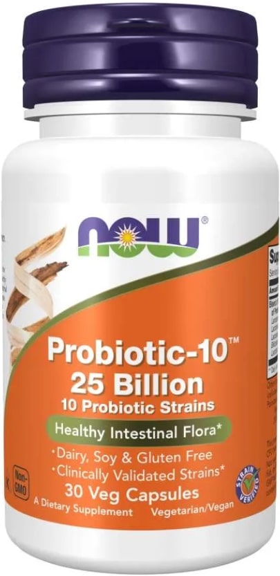 Probiotic-10 25 Billion, 160 mg, 30 capsule, Now