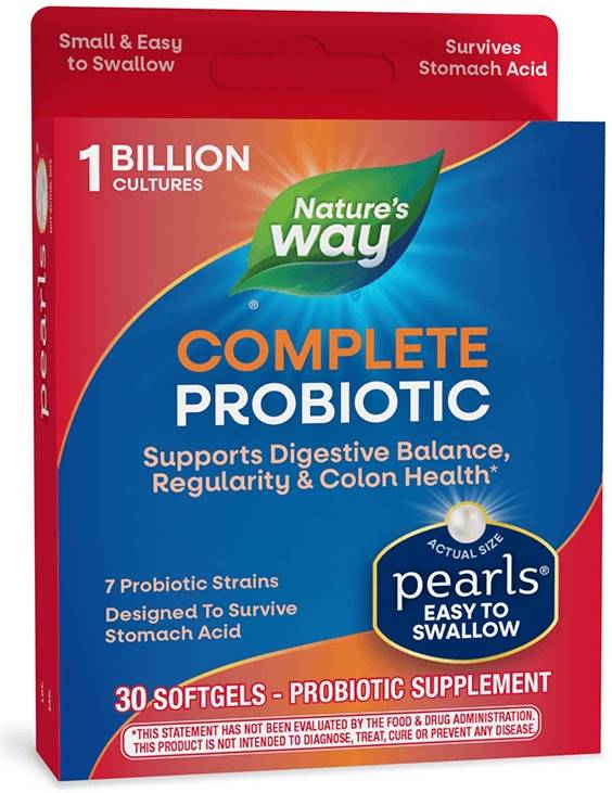Complete Probiotic Pearls, 30 capsule, Nature's Way