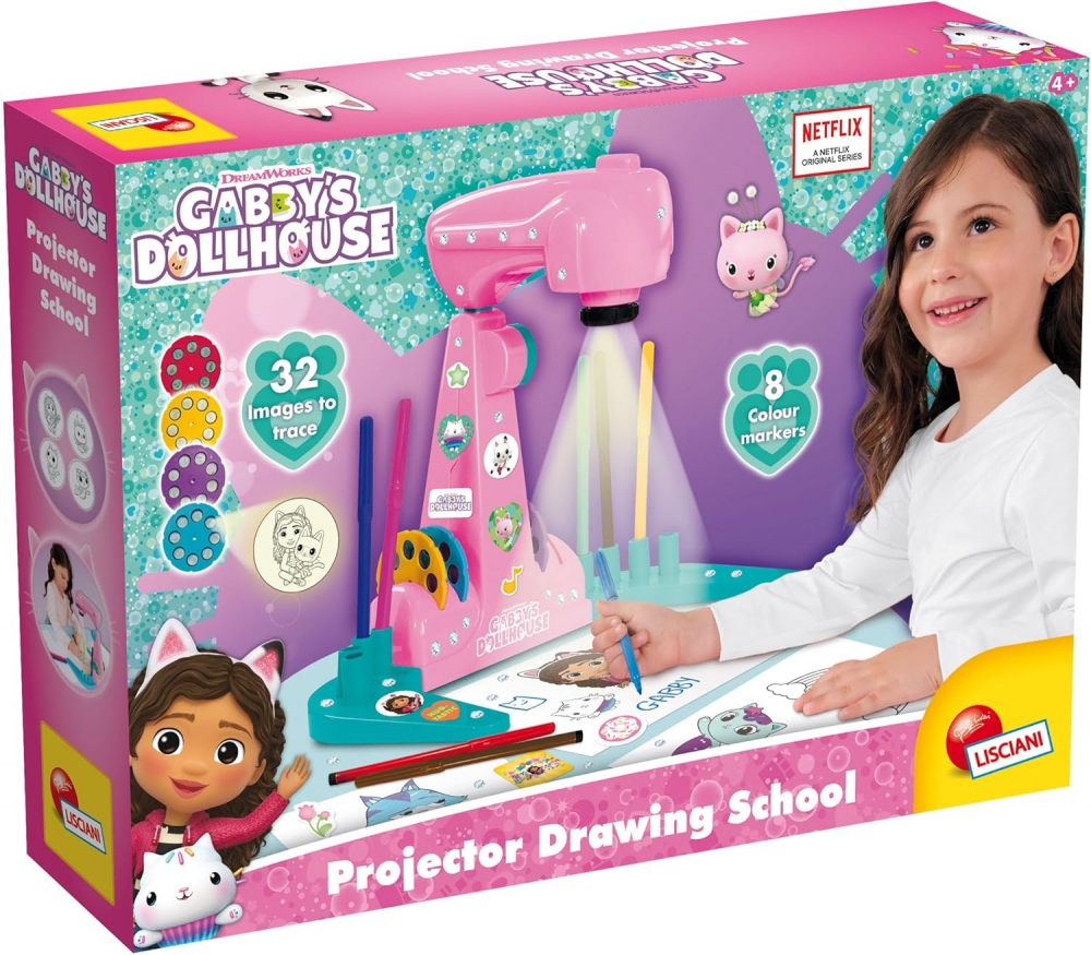 Proiector de desen Lisciani Giochi - Gabby's Dollhouse, LED