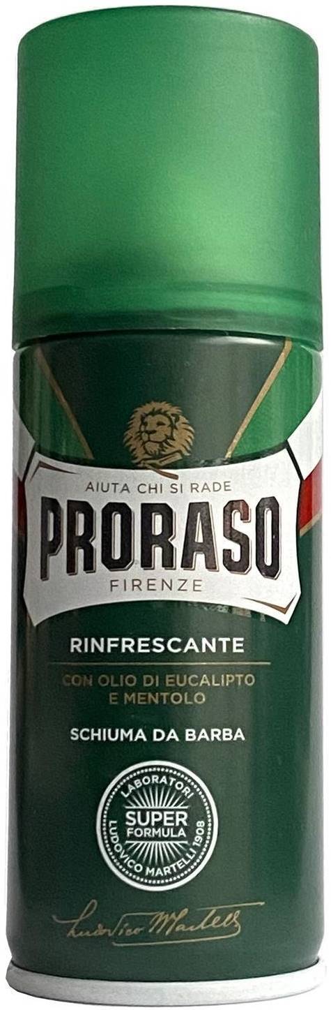 Proraso Spumă de ras cu eucalipt și mentol, 100 ml