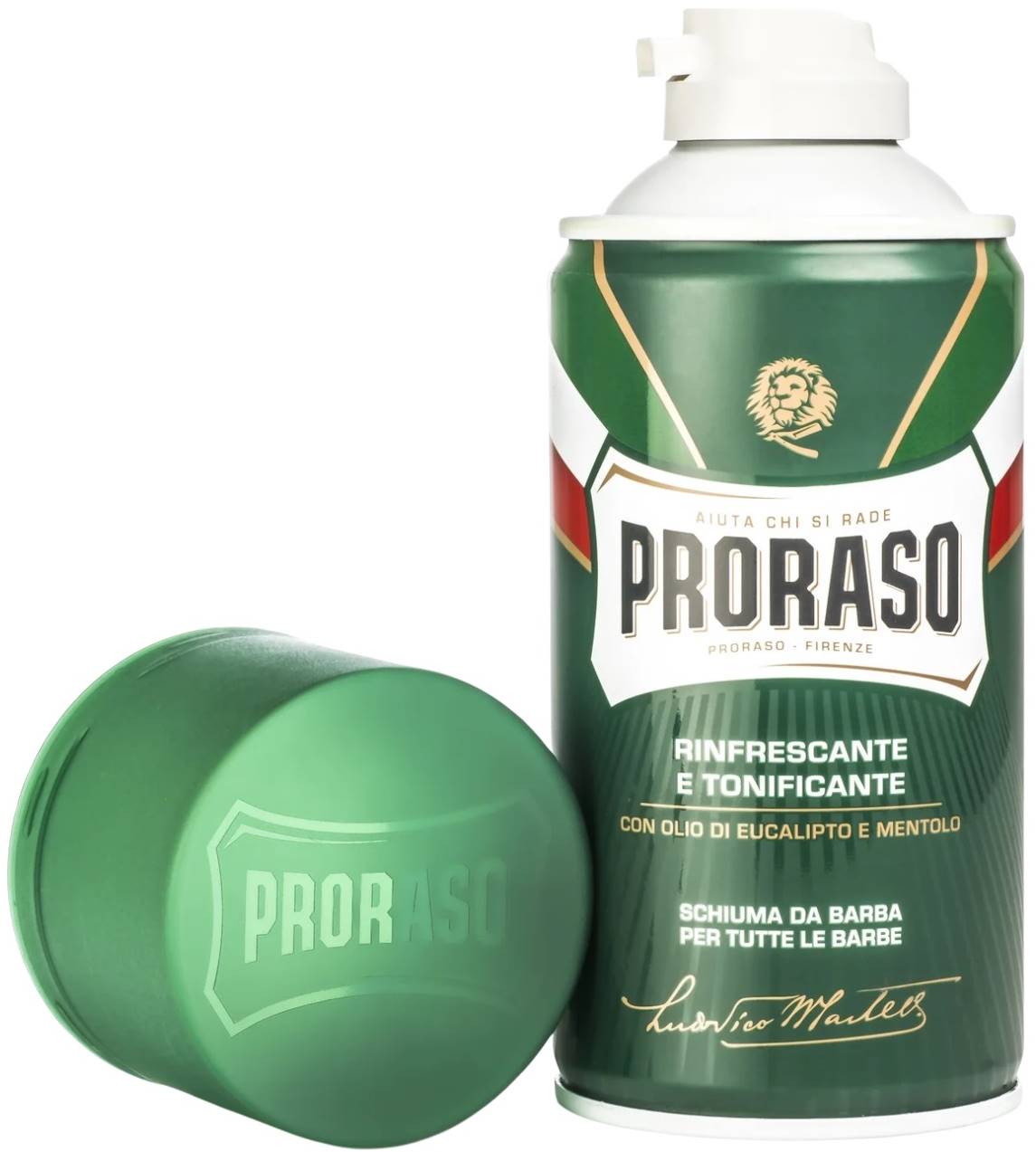 Proraso Spumă de ras cu eucalipt și mentol, 50 ml