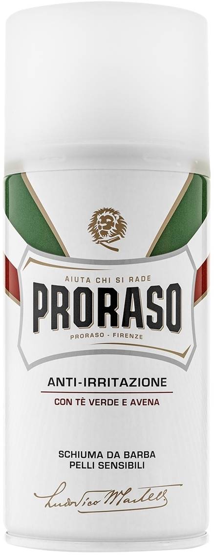 Proraso Spumă de ras cu ceai verde, 50 ml