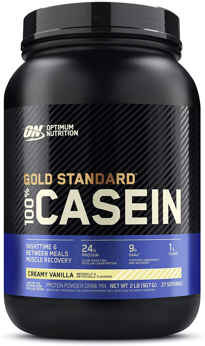 Gold Standard 100% Casein, vanilie, 907 g, Optimum Nutrition
