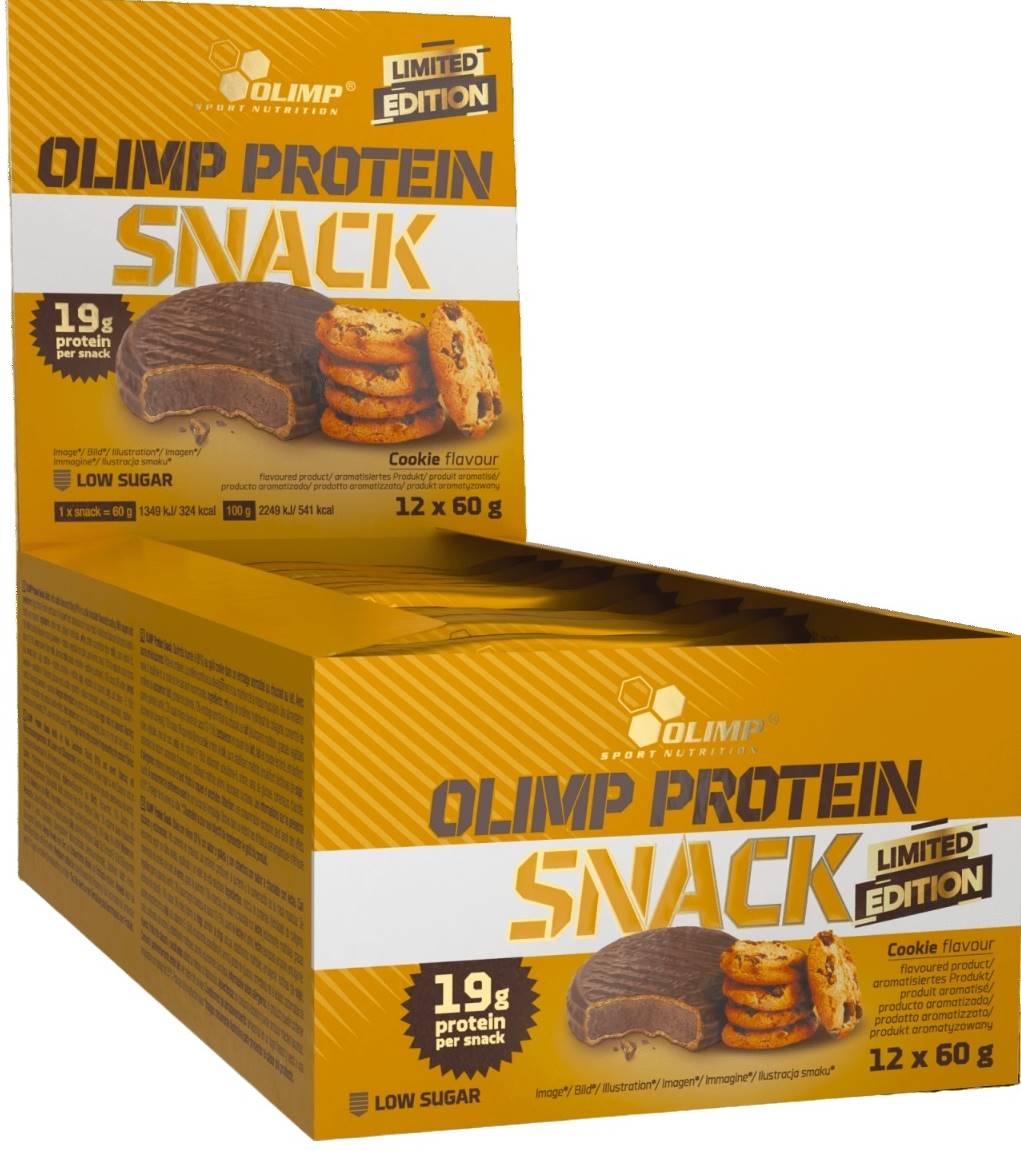 Protein Snack Box, fursecuri cu cremă, 12 buc, Olimp