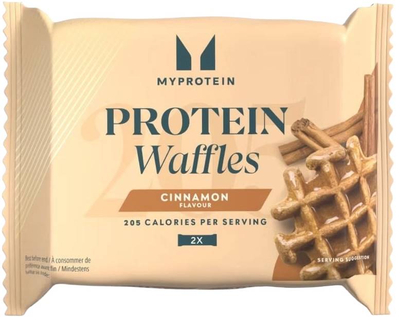 Protein Waffles, scorţişoară, 50 g, Myprotein