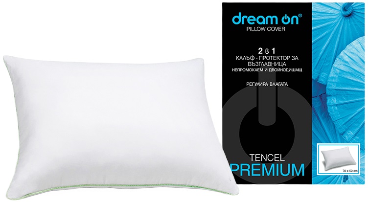Protector pentru pernă Dream On - Tencel Premium, 50 x 70 cm
