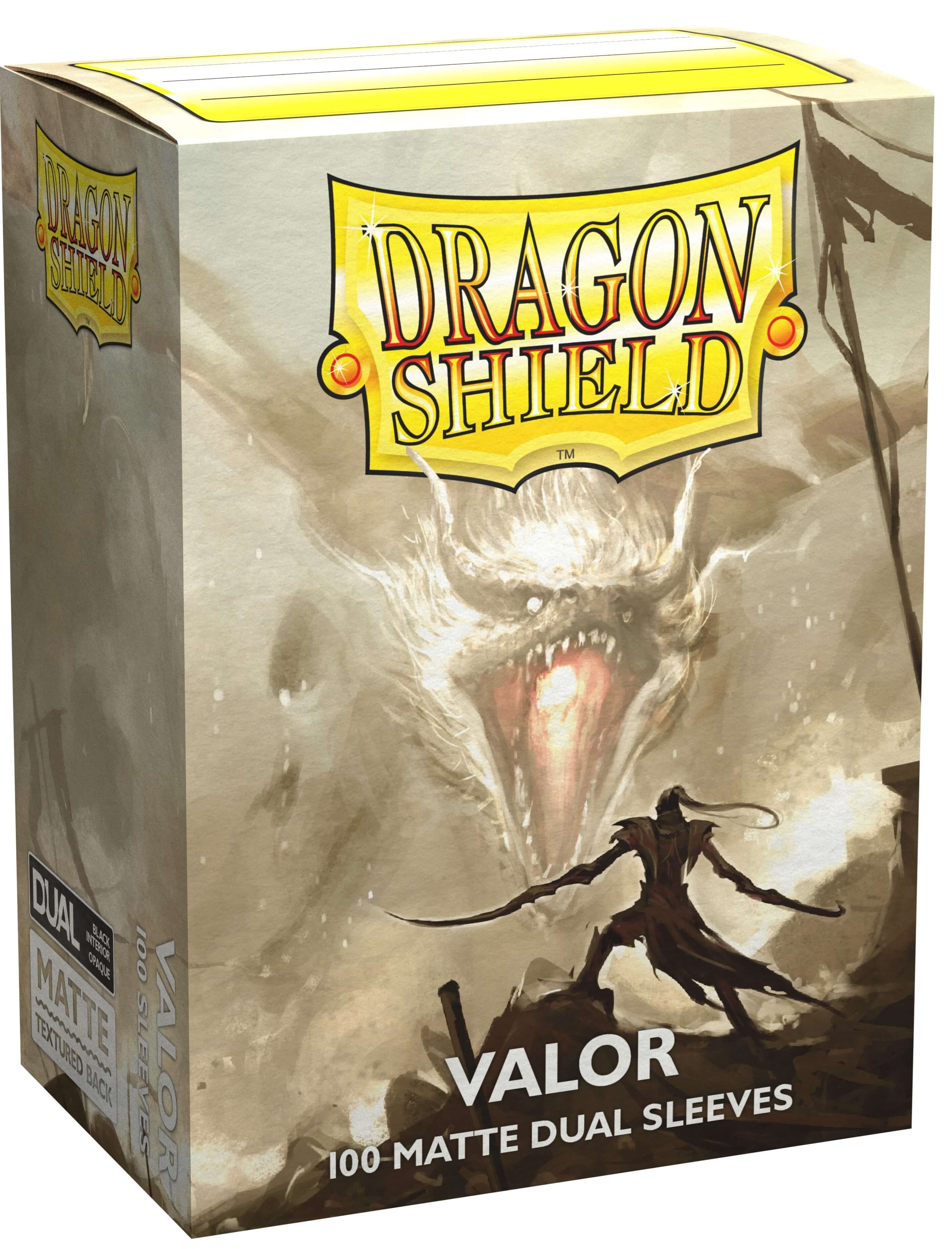 Protecții pentru cărți de joc Dragon Shield Dual Valor Sleeves - Matte (100 buc.)