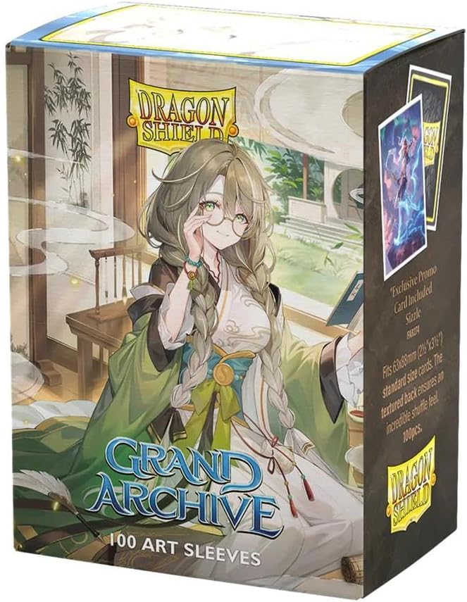 Protecții pentru carduri  Dragon Shield - Matte Art Sleeves StandardSize, Grand Archive Champions: Kongming, Wayward Maven (100 bucati)