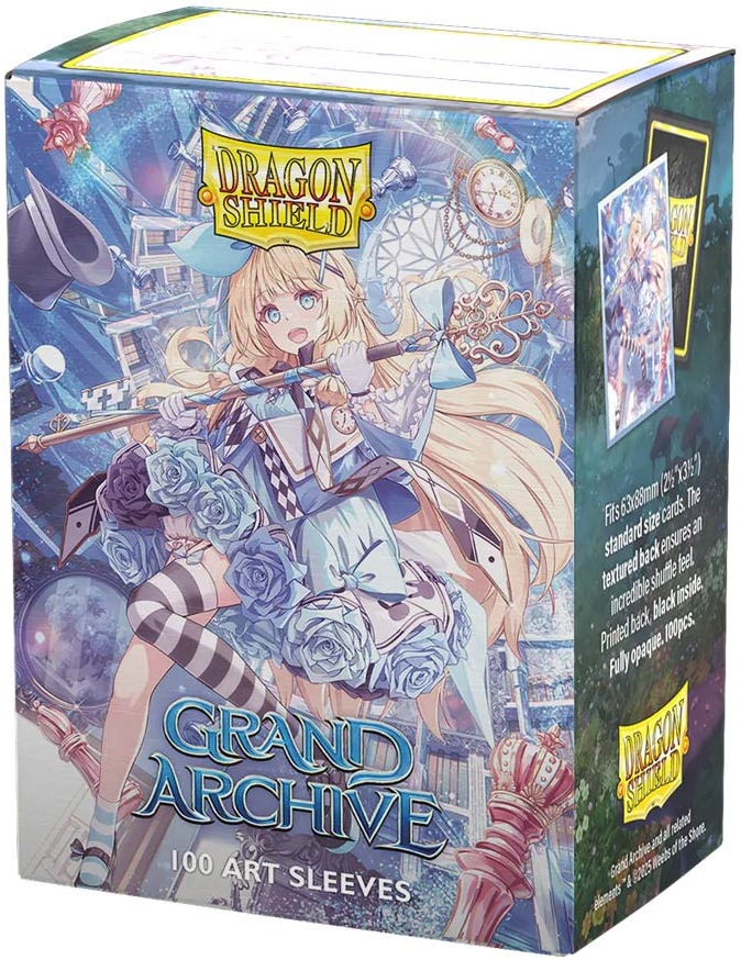 Protecții pentru carduri  Dragon Shield - Matte Dual Art Sleeves Standard Size, Grand Archive: Alice Orleane (100 buc.)