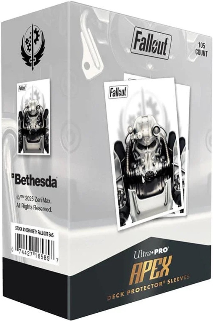 Protectoare pentru cărți Ultra Pro - Fallout: Brotherhood of Steel Apex Deck Protector (105 buc.)