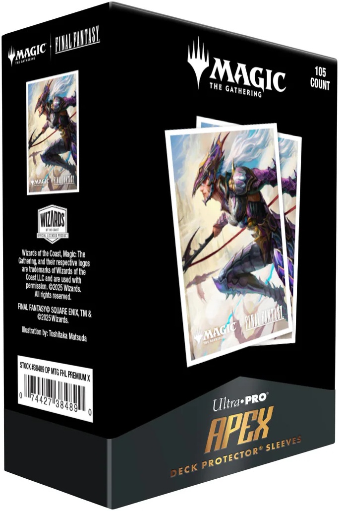 Protecții pentru carduri Ultra Pro - Magic the Gathering: Kain, Traitorous Dragoon Apex Deck Protector (105 buc)