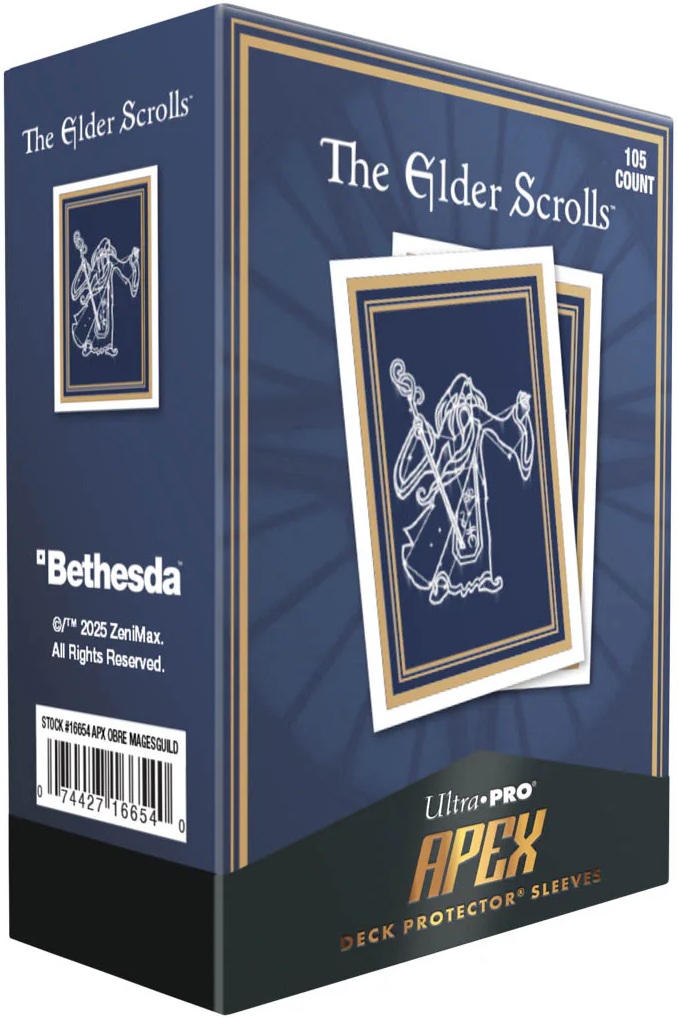 Protecții pentru carduri  Ultra Pro - The Elder Scrolls: Mages Guild Apex Deck Protector (105 buc.)